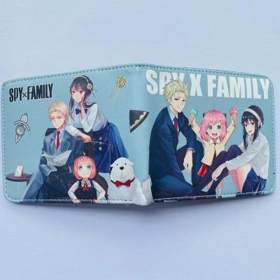 China No Purse Anime PU Leather Wallet Cartoon With Coin Pocket Card Holder Bags For Kid Teenager Men Women Short Wallets for sale