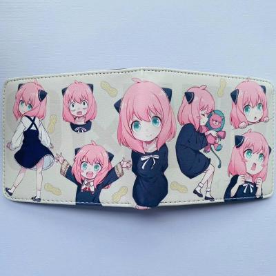 China No Anime Wallet Cartoon Figure Canvas Travel ID Credit Card Passport Holder Package Short Wallet Purse Bags for sale