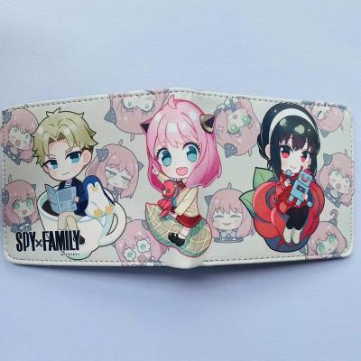 China No Anime Wallet Cartoon Straw Hat Luffy Short Canvas Wallet Travel ID Credit Card Holder Package Wallet for sale