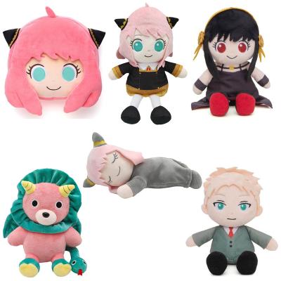 China Cute Soft Stuffed Anya Dolls Japanese Anime Spy X Family Home Toys Plush Toy For Kid Birthday Christmas Pillow for sale