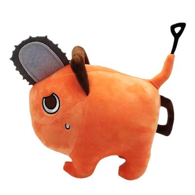 China 1pc 27/40cm Chainsaw Man Dolls Plush Toy Cartoon Pochita Orange Dog Eco-friendly Creative Pillow Stuffed Soft Toy For Kids Birthday Gift for sale