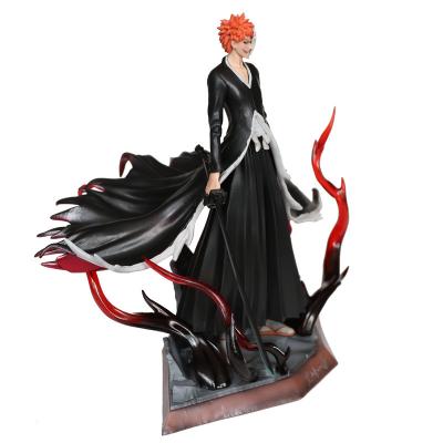 China Comic Toy Anime Figure Double Head GK Whitewash Kurosaki Ichigo Cartoon Toys Anime PVC Figure Collectible Toys for sale