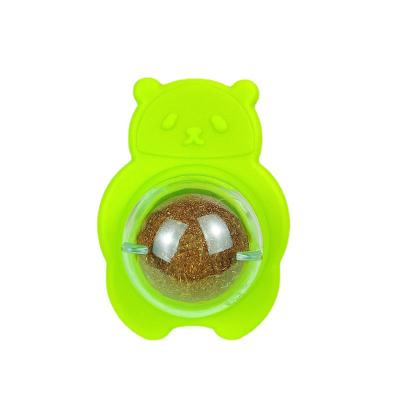 China VITAMINS & 2023 Hot Selling MINERALS Catnip Toys Pure Natural Catnip Spinning Cat Mint Pet Catnip Interactive Ball for sale