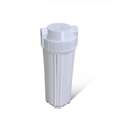 China Household Good Shape Single 10 Inch Cartridge Water Filter Housing / Water Purifier Spare Parts for sale