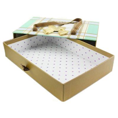 China Recycled Materials Wholesale Custom Paper Printing Color Garment Dress Shipping Packaging Box for sale