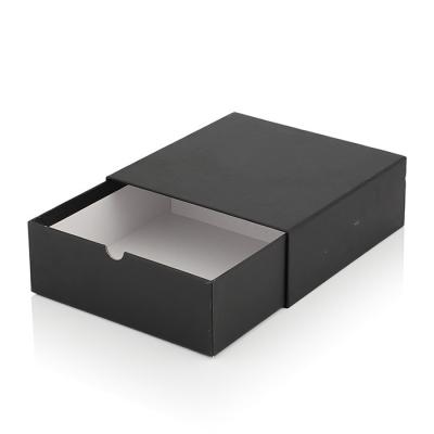 China Luxury Recycled Materials Materials Drawer Box Small Box Shipping Package Recycled Clothing Packaging for sale