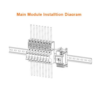 China DFUN -48V DC Multi Channel Meter With 12 Circuits For Telecom Base Station DFPM20D Multi Channel Power Meter for sale