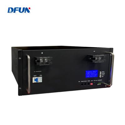 China Solar energy storage systems DFUN 48v lifepo4 battery pack for telecom system Lifepo4 energy storage pack for sale