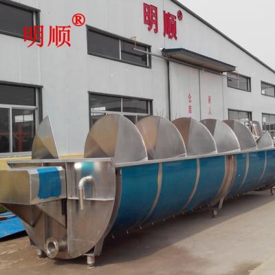 China 1000-3000bph POULTRY Poultry Carcass Cooling Machine / Chicken Slaughter Pre Cooling Machine for sale