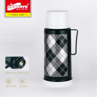 China 1000ml Portable Water Bottle Sports Thermos Viable Vacuum Flask PP Plastic for sale