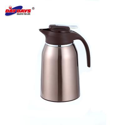 China Good Quality Metal Body 304 Stainless Steel Seal Ring Glass Refill Inside Thermos Sustainable Coffee Pot for sale