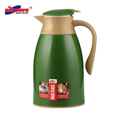 China Viable hot sale coffee and teapot vacuum flask with pink glass liner/safe lock in good reputation tea coffee pot/thermos for sale