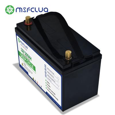 China Power Tools MSFCLUA Customized 12v 100ah Lifepo4 Rechargeable 24v Lithium Ion Batteries 12v 24V 200ah Solar ithium battery for sale