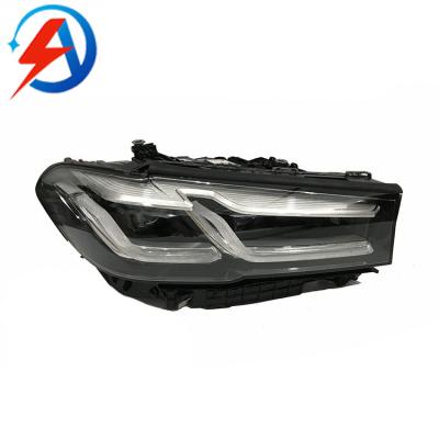 China high quality hot sale headlight replacement headlight for car for BMW 5 series G30 G38 2020 2021 2022 year headlights as picture for sale