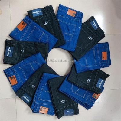 China Wholesale Casual Men's Factory Force Fashion Jeans Blue Black Oversized Formal Men's Breathable Jeans for sale