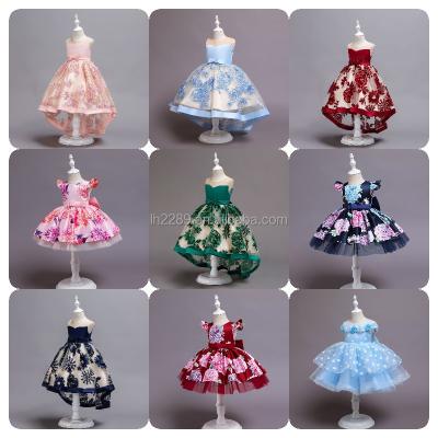 China New Children's Anti-wrinkle Princess Skirt Elegant Floral Embroidery Girl's Dress Girl's Skirt for sale