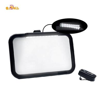 China High Quality New Universal Fit Style Rear Seat Safety Baby Car Mirror With Remote Control Light for sale