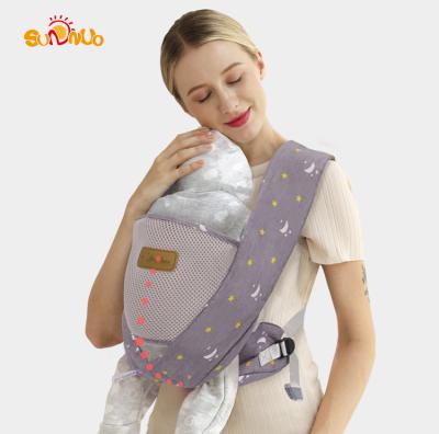 China BPA Free SUNNUO Breastfeeding Baby Carrier Sling Wrap Six-in-One Baby Carrier With Hip Seat for sale