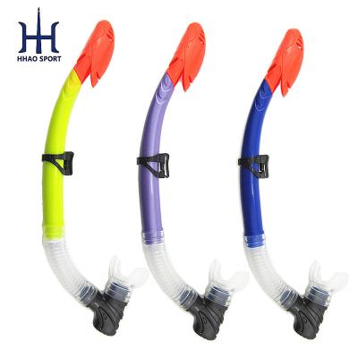 China Snorkeling Diving Factory Supply Wave Vs Top Snorkeling Tube Half Dry Skin Diving Snorkel for sale