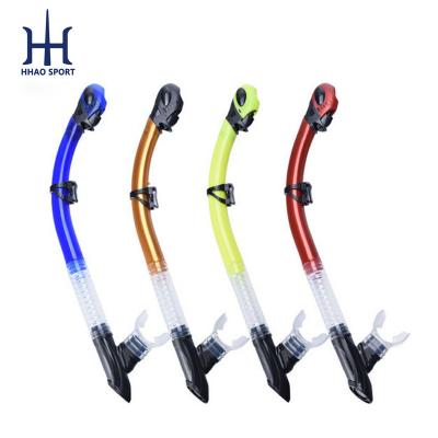 China Silicone Waterproof Dry Top Sea Snorkeling System Factory Price Snorkeling Diving Tube For Adults for sale