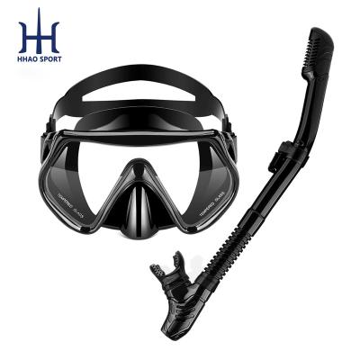 China Factory Supply Free Sea Diving Gear Anti Fog Snorkeling Mask And Narrow Tube Top Set for sale