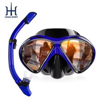 China Factory Supply Snorkeling Waterproof Skin Diving Kit With Goggle Mask And Snorkel Tube for sale