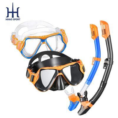 China Snorkeling Snorkeling Mask Snorkel Easy Breathing Snorkeling Tube Set Diving Mask For Kids And Adults for sale