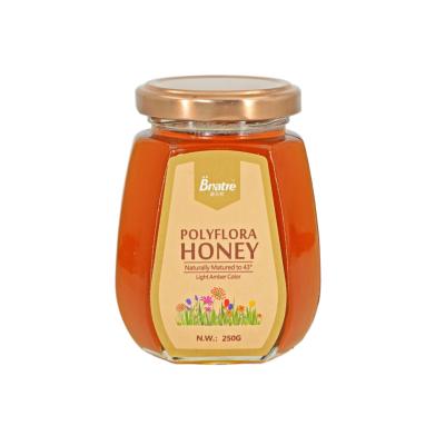 China 100% Honey Popular 250g Pure Natural Amber Honey Comb Royal Honey Bee 250g Jar Natural Organic Light Honey for sale