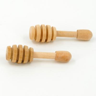 China Wooden Mini Honey Stick Mixer Sustainable Natural Eco-friendly Spoon Honey Dipper Multiple Sizes for sale