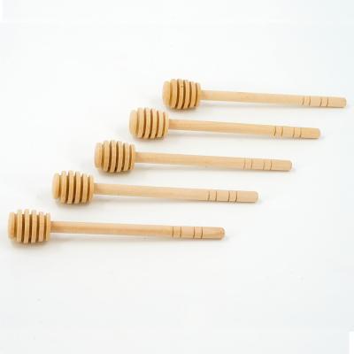 China High Grade Sustainable Multiple Grades Quality Natural Honey Spoon Wooden Honey Dipper Sticks for sale