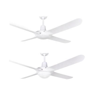 China With China Manufacturer LED Light Good Price Fully Cast Low Noise 4 Blades Electric Ceiling Fan For Bedroom for sale