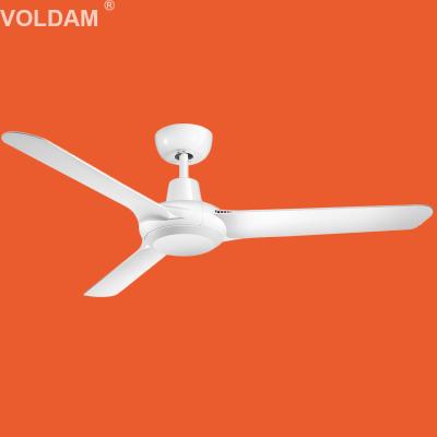 China Household Multiple Sizes Available 36 50 56 58 62 INCH Fully Molded 3 Blade Electric Ceiling Fan Household Fan for sale