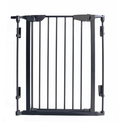 China 2-way opening metal walking through baby guard gate stair gate gate for sale