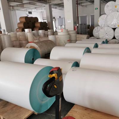 China Factory Wholesale Price BOPP Clear Waterproof Direct High Quality Transparent Self Adhesive Labels Sticker Jumbo Roll for sale