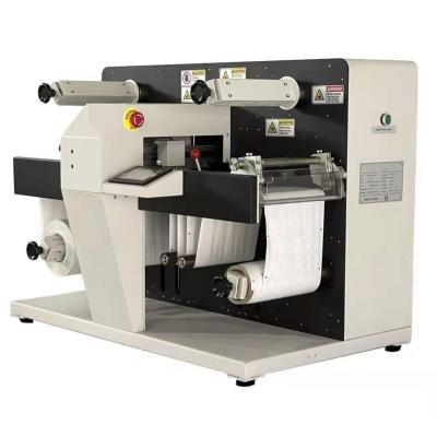 China Factory Easy To Use Digital Roll To Roll Label Printer Die Cutter Machine With Double Cutter Head And Cold Lamination for sale