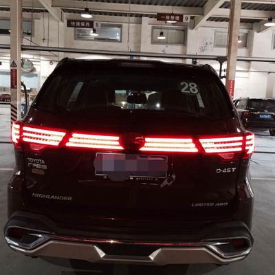 China LED Car Lights Tail Long Rear Lamps Use For Highlander 2015 2014 for sale