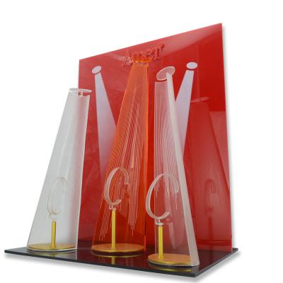 China China Factory Supplier Production Environmentally Friendly Acrylic Multistage Watch Display Stand Rack Directly for sale