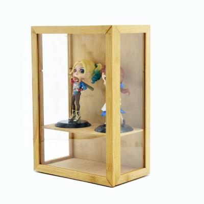 China Environmental friendly bamboo and gift craft acrylic display box with arbitrary combination for sale