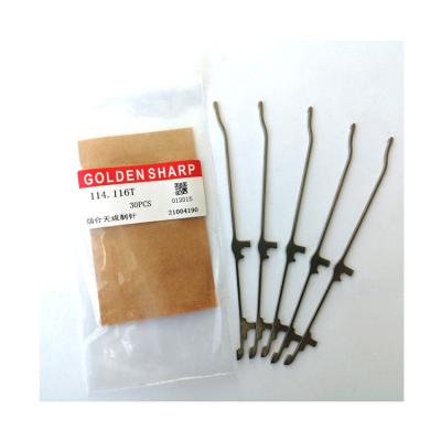 China Support Customization Golden Sharp Crochet Hook Auxiliary Knitting Needles for sale