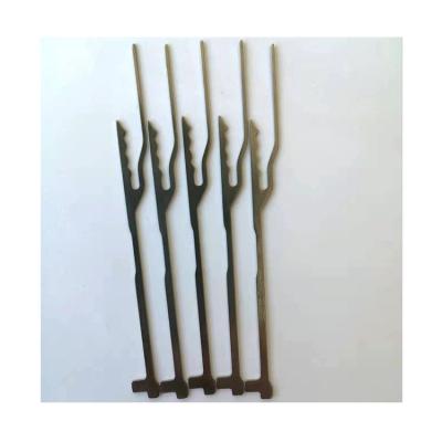 China Golden Sharp Steel Knitting Needle Circular Silver Auxiliary Knitting Needles for sale