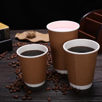 China Customized Logo DOUBLE BY WALL Paper Cup Printed Styrofoam Cups Double Wall Coffee Cup From China Suppliers for sale