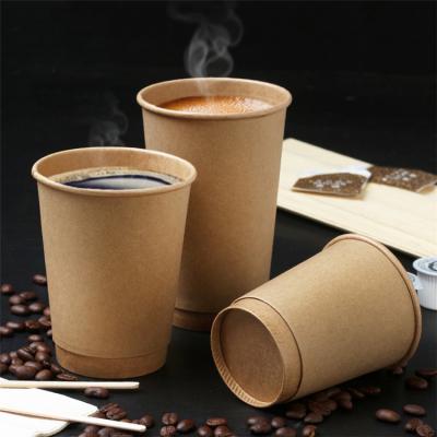 China DOUBLE WALL Flexo/double offset printing white wallpaper cup produced by high quality paper cup making machine for hot drink for sale