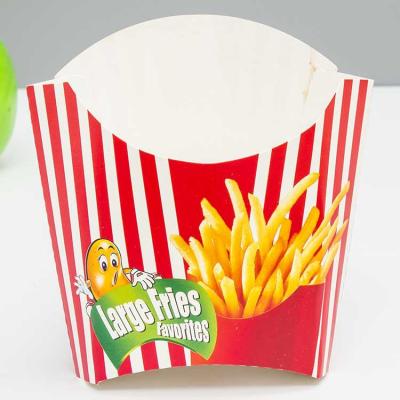 China Recyclable French fries box/KFC cone-shaped packaging box/fast food packaging box for sale