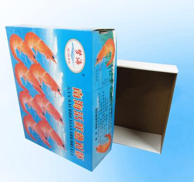 China Disposable Food Packaging Disposable Paper Box For Frozen Food for sale