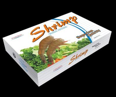 China Disposable Custom Foldable Frozen Paper Box For Shrimp Packaging for sale