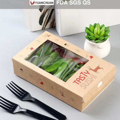 China Offer Biodegradable Free Samples Salad Paper Box With Factory Price for sale