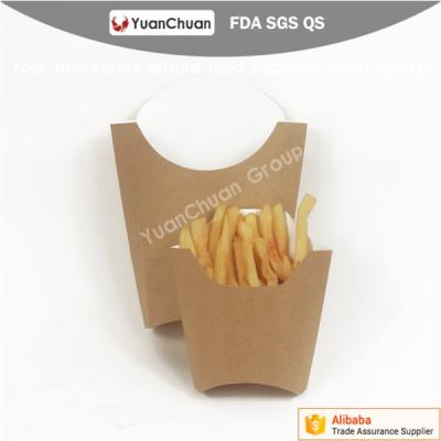 China Recyclable Recycle Paper Bag For French Fries Paper Bag for sale