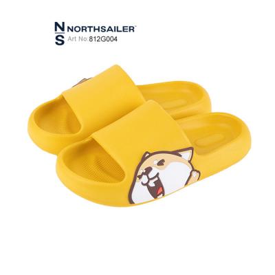 China Fashion Trend Shiba Dog Face Color Molded Indoor Outdoor Pool Sandals New Men Women Multi Slipper Clogs EVA Slides Mules Unisex for sale