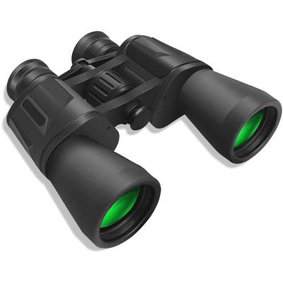 China Bird Watching Travel Sightseeing Hunting Outdoor Sports Game Concerts HD 10X50 Portable Binoculars 9*11*4cm for sale