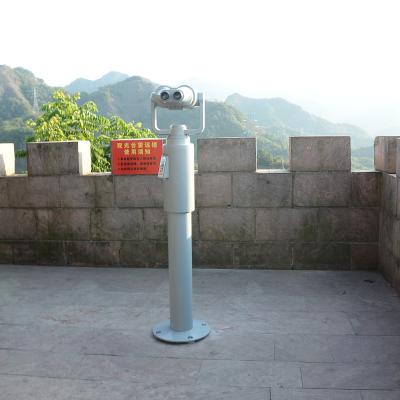 China Aluminum Magnesium Alloys Coin Operated Telescopes 25X100 Tourist Coin Binoculars for sale